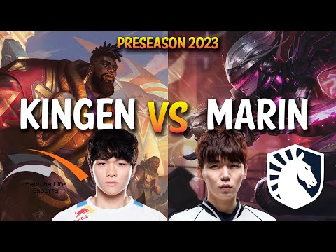 HLE Kingen vs TL MaRin - K'SANTE vs FIORA Top - KR Ranked