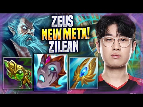 ZEUS CRAZY NEW META ZILEAN TOP! - T1 Zeus Plays Zilean TOP vs Ornn! | Season 2022