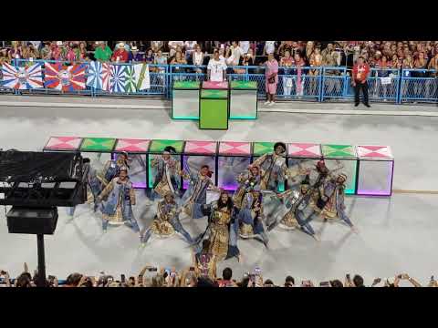 Comissão de Frente da Mangueira 2020  - Último módulo de jurados (cabine dupla)