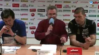 preview picture of video 'Pressekonferenz - ThSV Eisenach vs. HG Saarlouis 39:30 (20:19)'