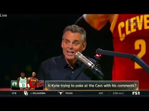 Is Kyrie Irving trying to poke at the Cavaliers with his comments