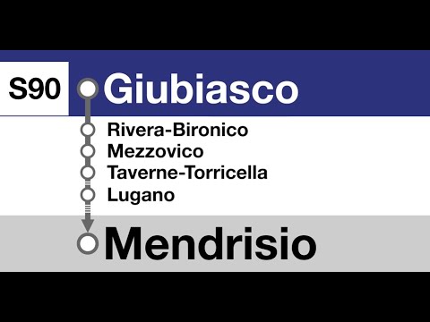 TILO Ansagen » S90 Giubiasco — Lugano — Mendrisio (2023) | SLBahnen