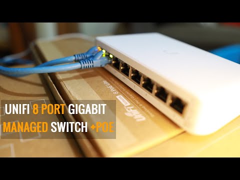 Auspacken und Konfigurieren des 8-Port Gigabit UniFi Switch mit 4 PoE-Ports