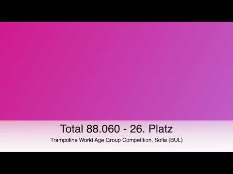 Sina Rüfenacht (SUI) F - 2022 Trampoline World Age Group Competition 13-14 y.o, Sofia BUL
