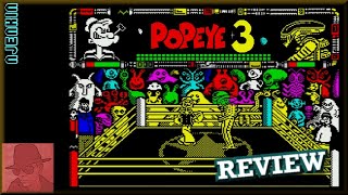 Popeye 3 - Wrestle Crazy - on the ZX Spectrum 48K !! with Commentary