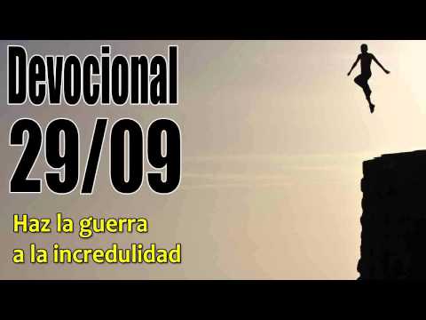 Haz la guerra a la incredulidad. Devocional John Piper solid joys 29/09