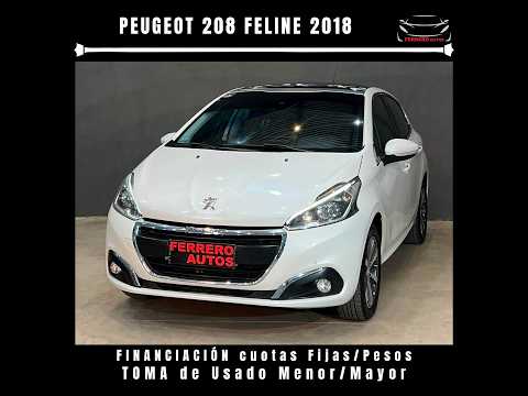 Se Vende: Peugeot 208 Feline 2018 - FERRERO Automotores Oncativo (Provincia de Córdoba)