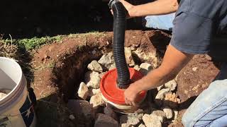 The RV Dump Bucket no pump septic system solution