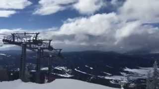 preview picture of video 'Angel Fire Ski Resort Chile Express Ski Lifts and Dreamcatcher Chairlift/Tubing Hill'