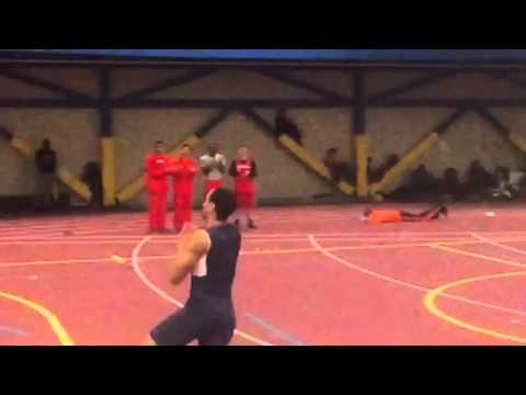 Darryl Sullivan 7' 3" high jump slo-mo