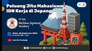 Download lagu Peluang Jitu Mahasiswa IDN Kerja Di Jepang mp3