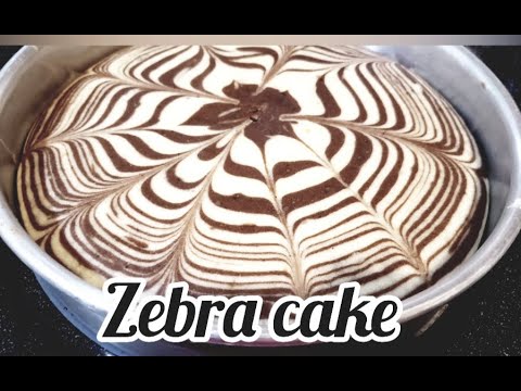 #zebracake #spidercake #cake #egglesscake Eggless Zebracake