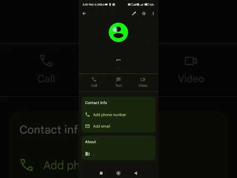 how to set photo on contact number