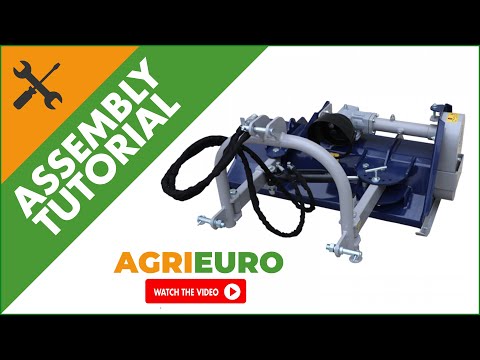 Tractor Flail Mower Light Series with hydraulic shift - BullMach ERMES SH - Assembly tutorial