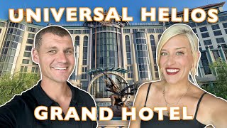 Sleeping INSIDE A Theme Park?! Universal's NEW Hotel | Helios Grand Review, Room Tour Epic Universe