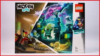 YouTube thumbnail: UNBOXING LEGO 70418 Hidden Side J.B.'s Ghost Lab Speed Build