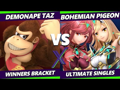 S@X 476 - DemonApe Taz (DK, Roy) Vs. Bohemian Pigeon (Pyra Mythra) Smash Ultimate - SSBU
