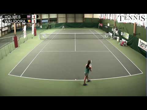 HOLMES (GBR) vs WALIGORA (BEL) Open Super 12 Auray Tennis - Court 1