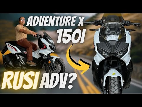 PINAKAMURANG ADVenture Scooter Nilabas na ni RUSI! ADVENTURE-X 150i SULIT BA? #RusiAdventureX150i