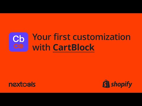 Your First Customisation with CartBlock