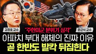 "주한미군 분위기 심각" 아파치 부대 해체의 진짜 이유. 곧 한반도 발칵 뒤집힌다｜문근식 교수 3부