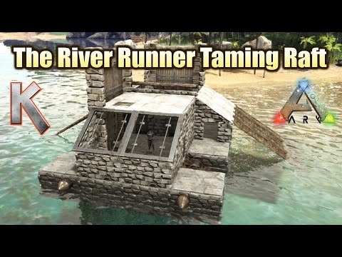 Epic Taming Raft MK2 - The River Runner ! - Raft Build (Step By Step)