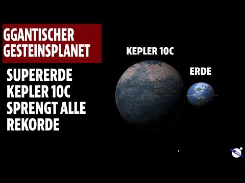 Gigantischer Gesteinsplanet - Supererde Kepler 10c sprengt alle Rekorde
