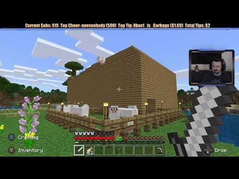 Minecraft "Chill Stream" March 2, 2019 pt1 - Planning and a Fishing Session
