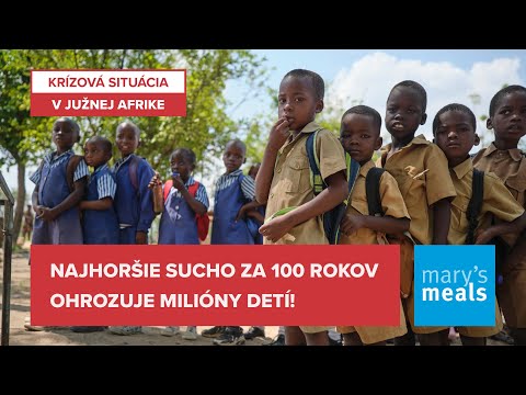 Pomohli ste zmierniť krízu v južnej Afrike. Ďakujeme!