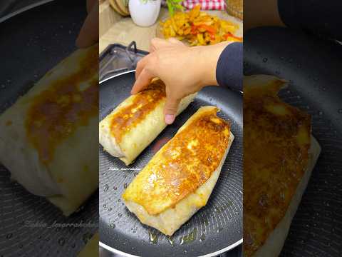 عشاء ساهل وسريع في الفران! سندويتشات طاكوس بالكفتة والبطاطا بنينة بزاف Diner facile et rapide 🌯🔥