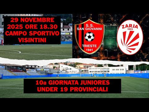 San Giovanni - Zarja (2-1, Juniores Under 19 provincial), the summary