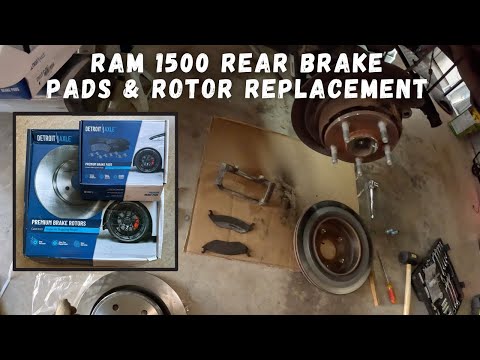 2017 Ram 1500 Rear Brake Pad and Rotor Replacement with Detroit Axle Rear Brake Kit
