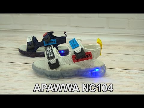 👦 Детские босоножки С ПОДСВЕТКОЙ Apawwa NC104 (р.21-25) | Ссылка находится в описании под видео
