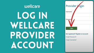 How to Login Wellcare Provider Account 2024