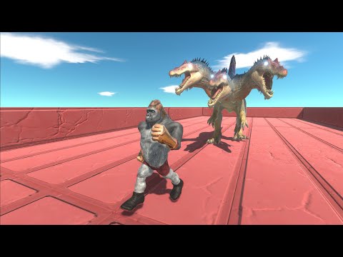 Trying to escape from CERBERUS SPINO - Animal Revolt Battle Simulator