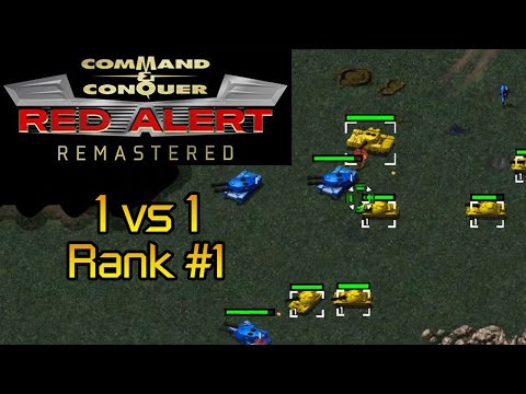 Red Alert Remastered 1vs1 Multiplayer Rank 1 gameplay