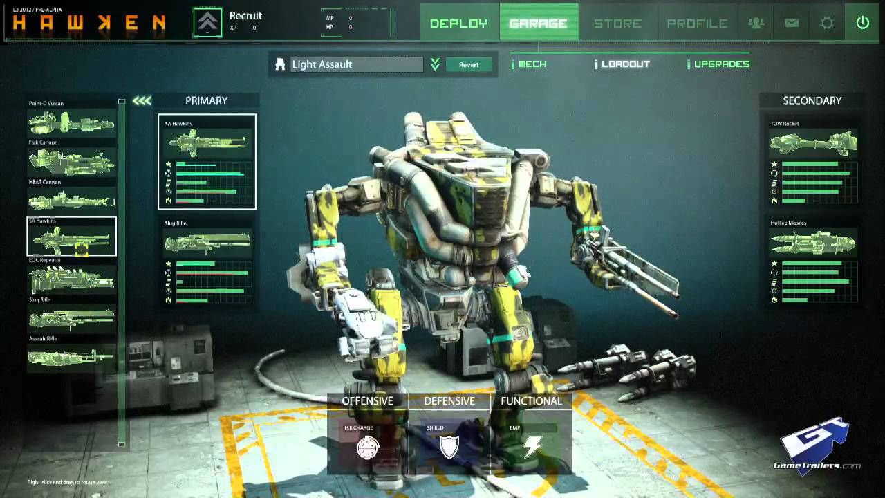 Hawken - Customization Walkthrough