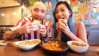 Eating AMERICAN INDIAN STREET FOOD in San Francisco, California!!