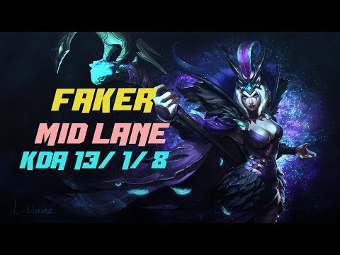 Korea Challenger - Faker as Leblanc vs Karma Mid - S7 Ranked Full Gameplay