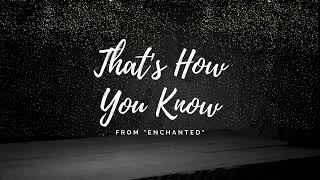 That&#39;s How You Know  - Gymnastics Floor Music