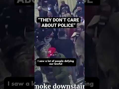 #Trump did not care about police officers on Jan 6 according to #Capitolpolice officer Daniel Hodges