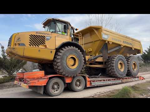 Transporting 4 Volvo A40D Articulated Trucks: Specs, Use Cases & Mining Applications