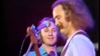 CROSBY  &amp;  STILLS  &amp;  NASH  &amp;  YOUNG - Almost Cut My Hair (  Live In Wembley Stadium , London , 1974