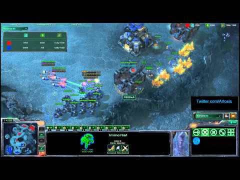 EGiNkA vs REQZeuS - PvT on Xel Naga Caverns