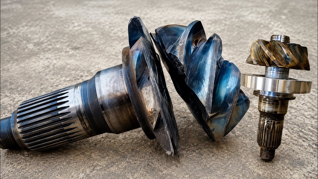 👉 Beyond Repair? Master Mechanic Rebuilds a Severely Damaged Pinion Gear! 🔥