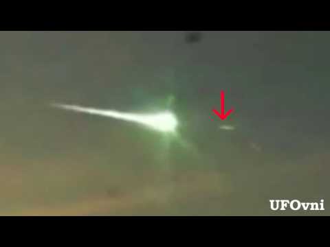 unknown object attacked the meteorite in Russia, Feb 15, 2013 HD