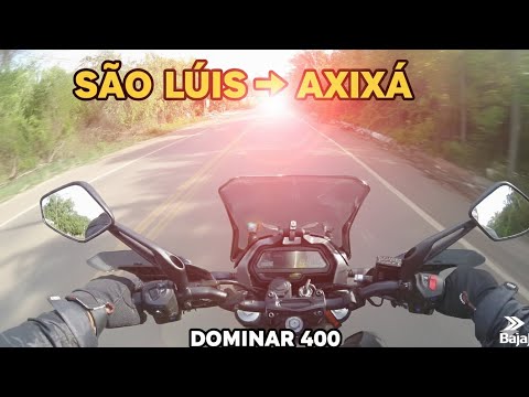 Passeio de Bajaj Dominar 400 - São Luís até Axixá MA.