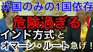 【日米首脳会談で見た、大丈夫か⁉︎ 米国のみの1国に依存する日本⁉️】見習え『インド方式』とかつての『オマーン・ルート』