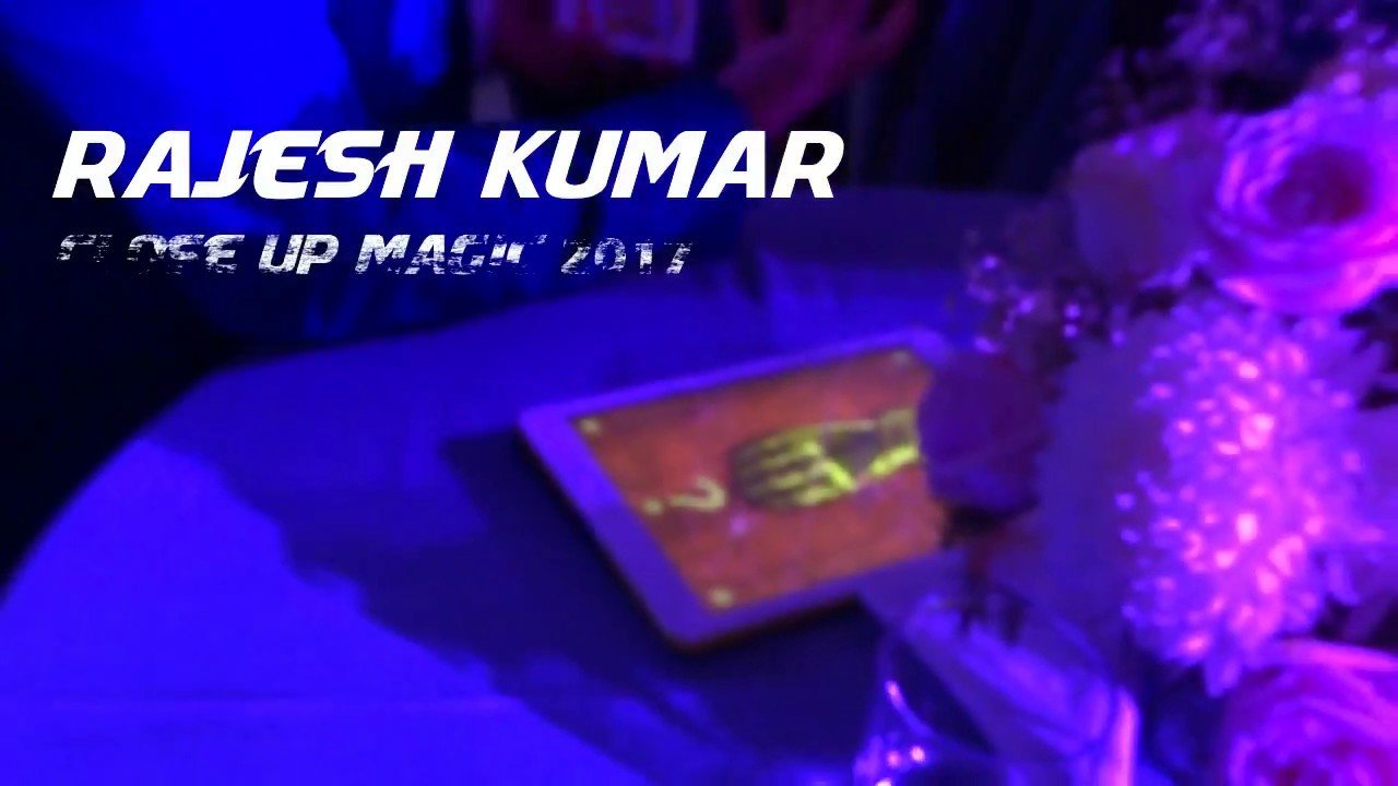 Rajesh Kumar close up magic and iPad magic teaser
