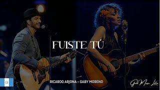 ONLY LYRICS Fuiste Tú - Ricardo Arjona ft Gaby Moreno - Letra Español/Ingles -Lyrics Spanish/English